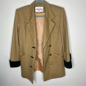 Vintage Julia Design Wool Blend 90s Blazer S